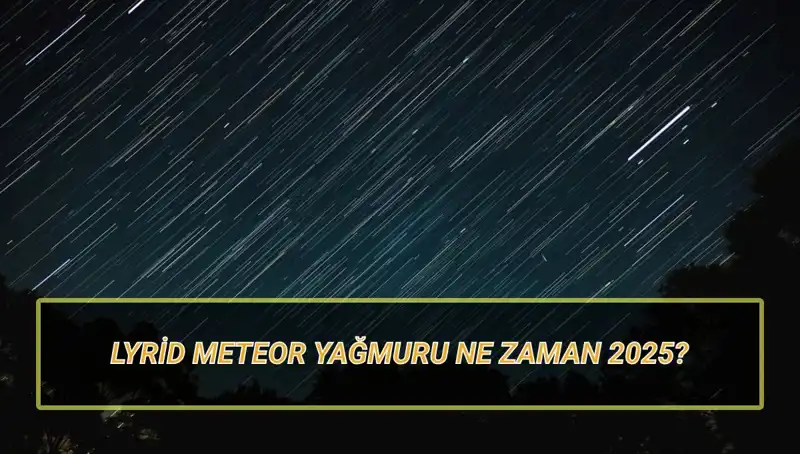 Lyrid Meteor Yağmuru 2025: Martta Gökyüzünde Büyüleyici Bir Şov!