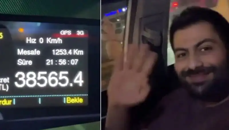 İnanılmaz Taksimetre Yolculuğu: 22 Saat Boyunca Şehir Şehir Gezdi!
