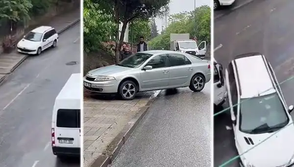 Otobüs Mazot Sızdırdı, Trafik Kaosu ve Kaza Zinciri Başladı