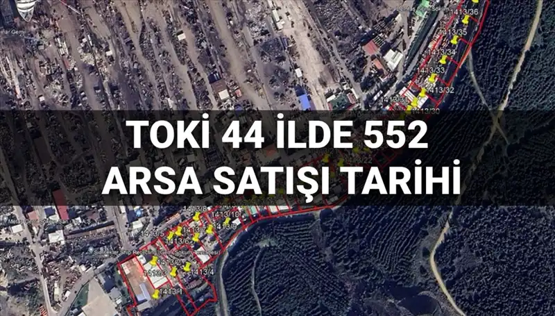 TOKİ 44 İlde Arsa Satışını Duyurdu: Açık Artırma Tarihleri Açıklandı!