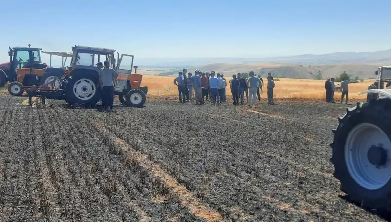 Yozgat’ta 100 Dönüm Ekili Alanın Yanmasıyla Tarımda Büyük Kayıp!