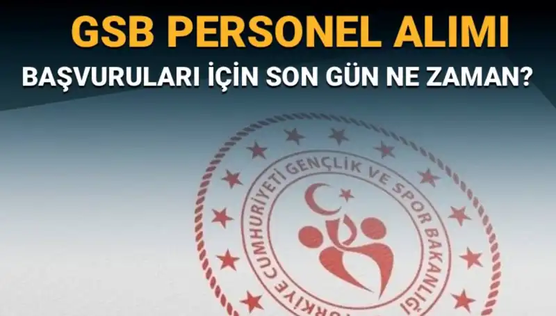 Gençlik ve Spor Bakanlığı Personel Alımı Başvuruları Başladı: Son Tarihleri Kaçırmayın!