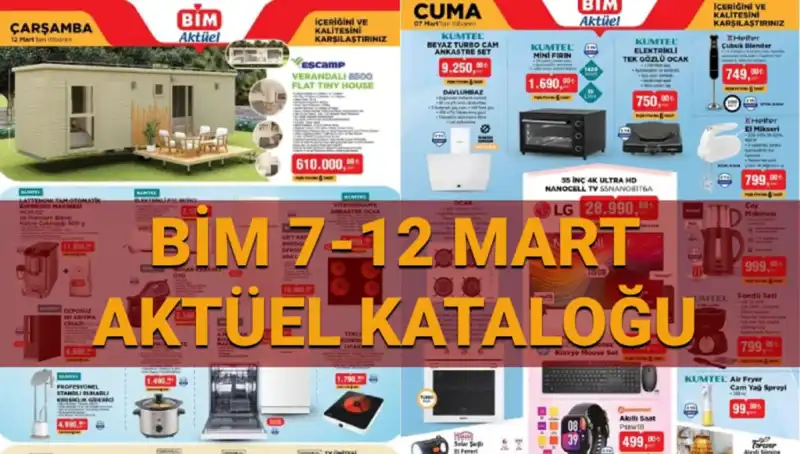 BİM Aktüel Kataloğu: Mart Ayında İhtiyacınıza Yönelik Harika Fırsatlar!