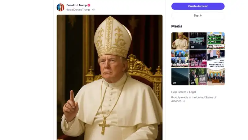 Donald Trump, Papalıkla İlgili Çarpıcı Paylaşımlar Yaptı