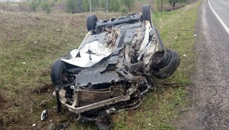 Yola Fırlayan Domuz Unutulmaz Bir Kazanın Sebebi Oldu