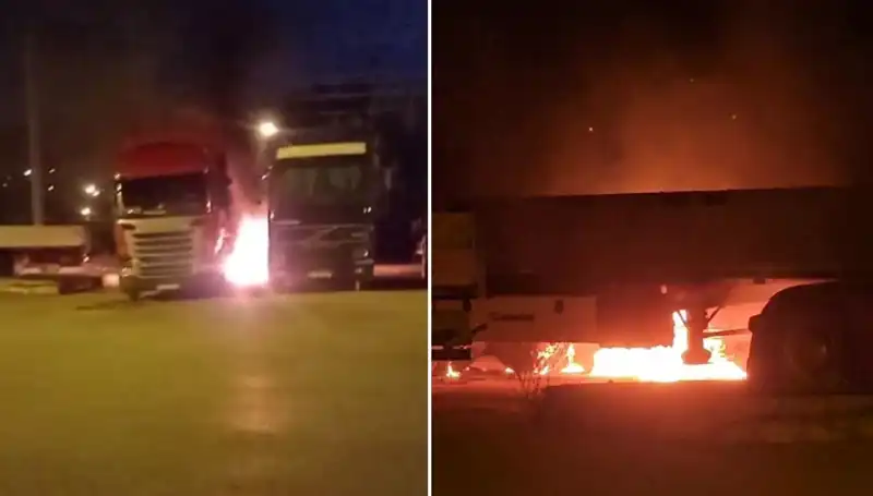 Park Halindeki Tırları Ateşe Verenler Gözaltına Alındı: Neden?
